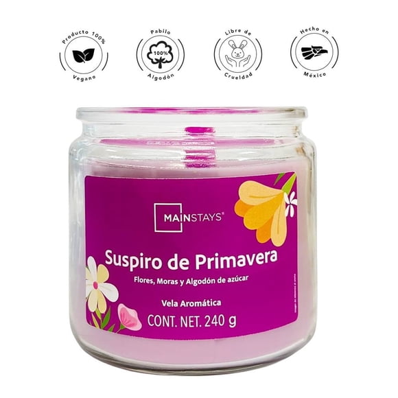 Vela Mainstays Suspiro de Primavera 240 g