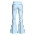 thumbnail image 3 of Shadoumai Girls Fleece Wide Leg Pants High Waisted Sweatpants Size 6-15 Years | Kids Fall Winter Warm Baggy Bottoms , Casual Solid Knit Slacks with Pockets ,Back to school Trousers,5-6 Years, 3 of 5
