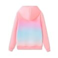 thumbnail image 2 of Serdomi Hoodie Sweatshirts for Little Girls -Soft Long Sleeve Pullover Shirt Stylish Pink Blue Gradient Size 6, 2 of 7