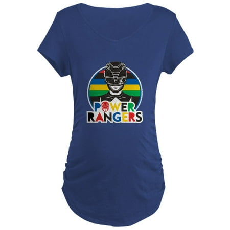 

CafePress - Power Rangers Black Rang Women s Maternity T Shirt - Maternity Dark T-Shirt