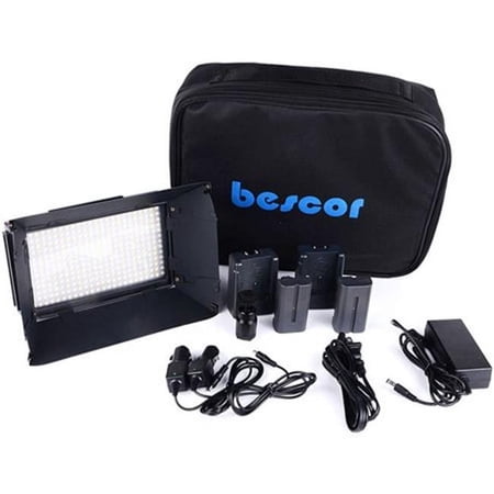 UPC: 0741147950260 | Bescor Video Accessories BES-FP-312 On-Camera Bi-Color LED Light