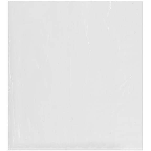 Plymor 18" x 20" (Pack of 50), 4 Mil Flat Open Clear Plastic Poly Bags