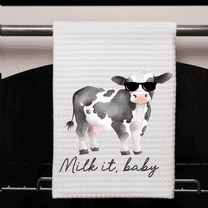 Versatility Farmhouse Cow Kitchen Towel 16x24