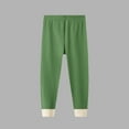 thumbnail image 2 of Zshosam Girls Leggings Girls Fleece Lined Leggings Winter Flare Leggings Casual Warm Bell Bottom Pants for Teen Girls Size 6T 7T,(Green 6-7 Years), 2 of 3
