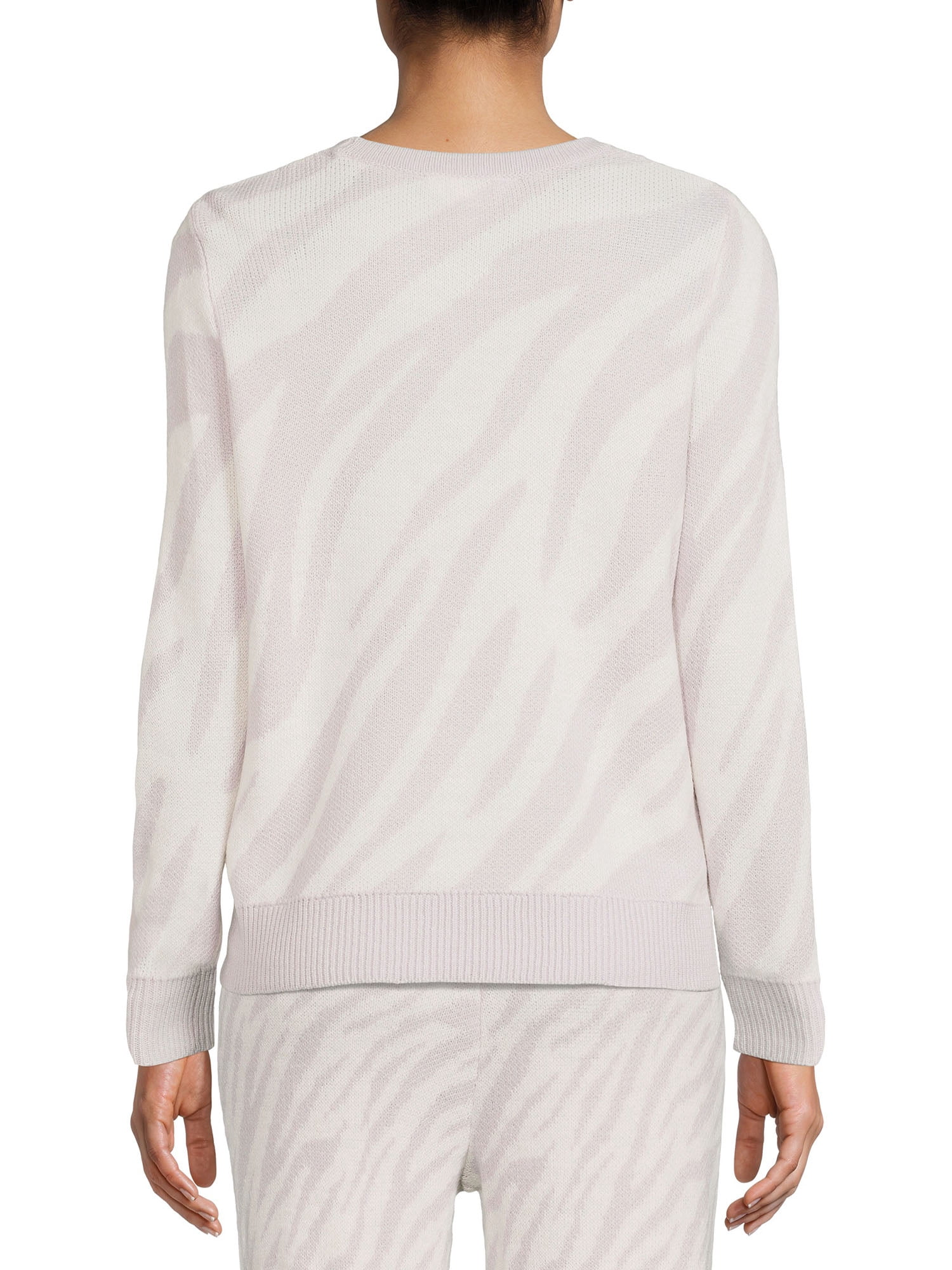 Time and Tru Women's Animal Print Sweater, Lightweight, Sizes S-XXXL