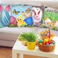 thumbnail image 5 of NSESSHome Easter Pillow Covers, Easter Rabbit Bunny Eggs Cushion Covers Spring Home Decorations for Sofa Couch Funny Pillowcase Gifts, 5 of 6