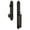 Timeless Bronze, variant on Grandeur Arc D Grip Dummy Handleset with Windsor Knob