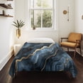 thumbnail image 4 of Navy Blue Marble Tapestry for Bedroom Wall Hanging Tapestry, Luxury Abstract Modern Ceiling Backdrop Tapestries Poster Blanket Wall Decor for Teens Room Living Room Dorm 51" x 59", 4 of 8