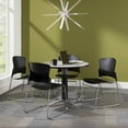 thumbnail image 4 of OFM Core Collection 36" Multi-Purpose Round Table with Metal Mesh Base, in Cherry (KMT36RD-CHY), 4 of 11