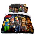 thumbnail image 2 of Roblox Quilt Cover Three-piece Set, 3D Quilt Cover, Bedding Suit, Microfiber, Duvet Cover-SinKeeU, 2 of 3