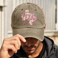 thumbnail image 2 of SHE'S FROM TEXAS I CAN TELL Baseball Cap Classic Adjustable Unisex Low Profile Curved Brim Hat for Men Women Daily Wear, 2 of 7