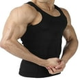 thumbnail image 3 of Mens Body Shaper Vest Under Shirt Waist Back Support, 3 of 4