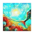 thumbnail image 2 of "Heavenly Angelfish Painting" - Canvas, 2 of 25