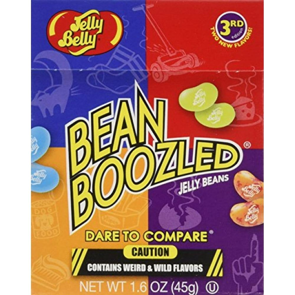 Jelly Belly BeanBoozled Jelly Beans 1.6 oz boxes 24 Count Case