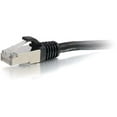 thumbnail image 3 of C2G-9ft Cat6 Snagless Shielded (STP) Network Patch Cable - Black - Category 6 for Network Device - RJ-45 Male - RJ-45 Male - Shielded - 9ft - Black, 3 of 3