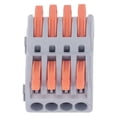 thumbnail image 4 of Conector de terminal de bloque de cables conector de conductor de cable tipo empalme de 20 piezas aislado para fuente de alimentación del motor de iluminación para cable duro, 4 of 8