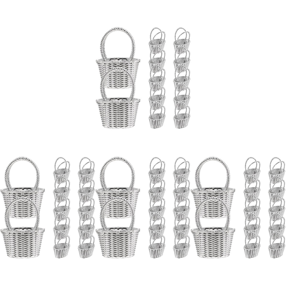 Hemoton 48 Pcs Small Candy Baskets Party Favors Candy Gift Container