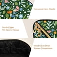 thumbnail image 5 of FORMRS Makeup Bag Travel Cosmetic Organizer for Women Fold Flat Zipper Pouch with Handle, Flourish Flowers Pattern, 5 of 8