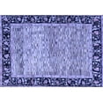 thumbnail image 1 of Ahgly Company Indoor Rectangle Oriental Blue Modern Area Rugs, 8' x 10', 1 of 4