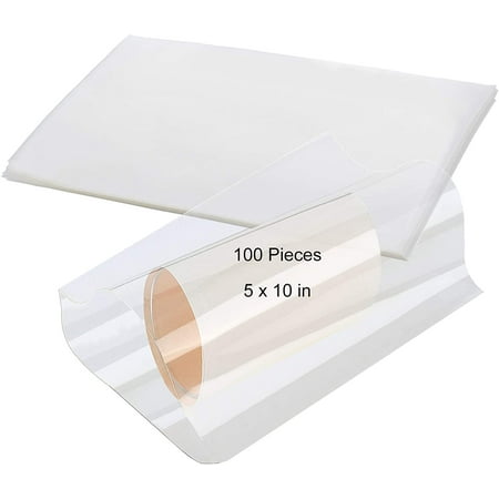 Sublimation Shrink Wrap Sleeves,7x7 Inch Clear Sublimation Heat Transfer  Shrink Film Bags for Mugs,Cups