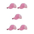 thumbnail image 3 of Sonducket Gorra de béisbol duradera de algodón, sombrero elegante y transpirable con correa ajustable, gorra de béisbol para mujer CC636-9rose Type2 NO2, 3 of 6