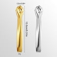 thumbnail image 3 of Clearance Tableware under $5 Serving Tongs Kitchen Tongs Buffet Tongs Stainless Steel Food Tong Cake Tongs Bread Tongs Steak Clamps Small Serving Utensils For Cooking Salad Barbecue, 3 of 4