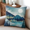 thumbnail image 4 of Sunmdecor Blue Teal Pillow Covers,Outdoor Teal Throw Pillow Covers,Teal Pillows Decorative Throw Pillows,Azul Cojines Decorativos para Sala（18"x18"）\u2026, 4 of 5