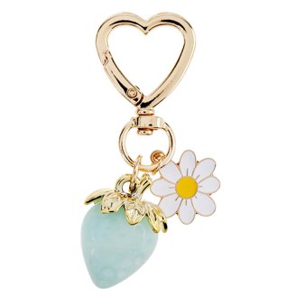 Watermelon Keychan Summer Fun Frut Hot Pnk Red Tassel Melon Key