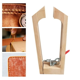 Stitching Pony Beech Wood Foldable Leather Pony Leather Sewing Wooden Clamp Weaver  Leathercraft Speedy Stitcher Hand