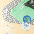 thumbnail image 5 of Writable Iron on Name Tags for Clothing 200pcs (Large) - Clothing Labels for Nursing Home & Daycare, Personalized & Custom Name Tag, Fabric Labels for Clothes Washable Precut 2”x0.75”, 5 of 7