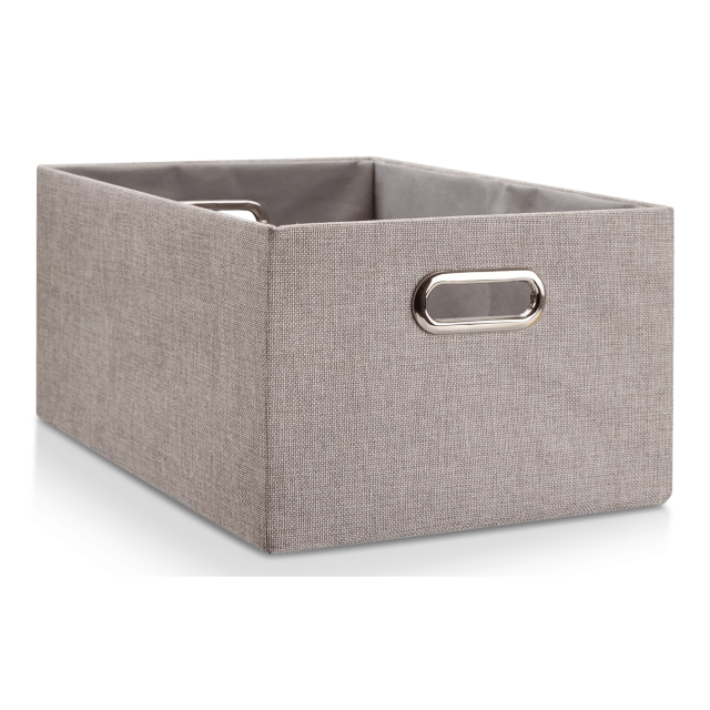 Bouclair Grey Storage Basket Large