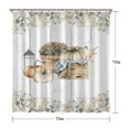 thumbnail image 5 of Thanksgiving Day Pumpkin Shower Curtain,Washable Bath Curtain with Hooks Retro Polyester Fabric Bathroom Curtains for Halloween Thansgiving Christmas Hotel Dorm, 5 of 5