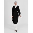 thumbnail image 3 of Black - Unlined - Shawl Collar - Trench Coat - Refka, 3 of 6