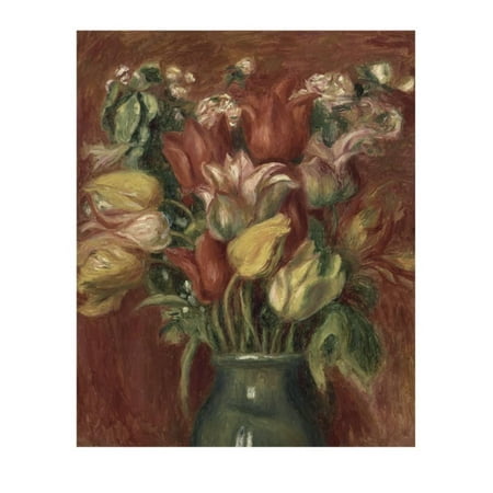 - Bouquet de tulipes Print Wall Art By Pierre-Auguste Renoir
