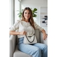 thumbnail image 5 of Bolsa Crossbody DKNY Blanca Logo Negro, 5 of 5