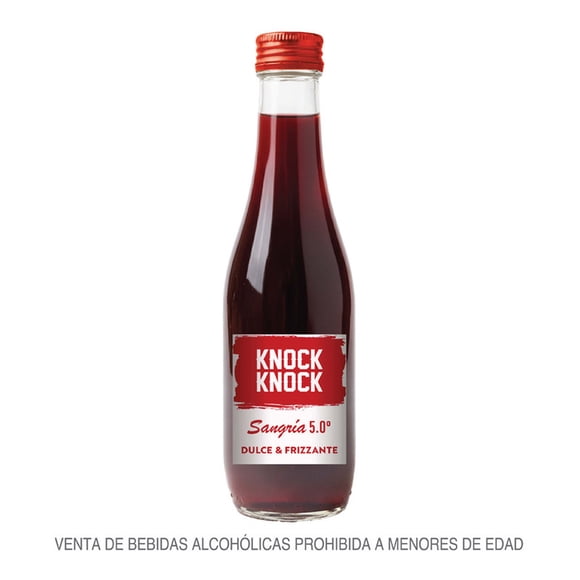 Bebida aromatizada a base de vino Knock Knock Sangria 200 ml