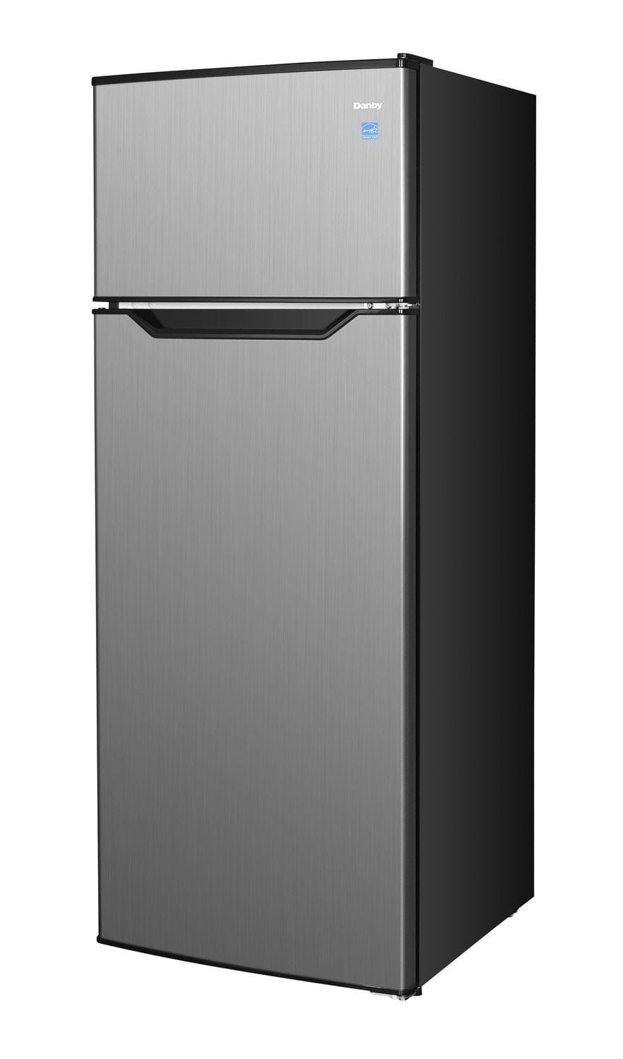 Danby DPF074B2BSLDB-6 7.4 cu. ft. Apartment Size Fridge Top Mount in Stainless Steel