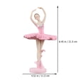 thumbnail image 5 of Ballet Girl Resin Crafts Ornament Statues and Figurines Pink, 5 of 6