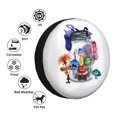 thumbnail image 4 of Saiise inside out 2 Print Rv Spare Tire Cover Wheel Tire Cover for Travel Trailers Protectors Weatherproof Dust-Proof for Camper Trailer Truck SUV Rv Universal-17 inch, 4 of 8