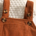 thumbnail image 5 of larppty Infant Baby Boy Clothes Bear Style Long Sleeve Romper + Pants + Hat 3PCS Outfits Set, 5 of 7