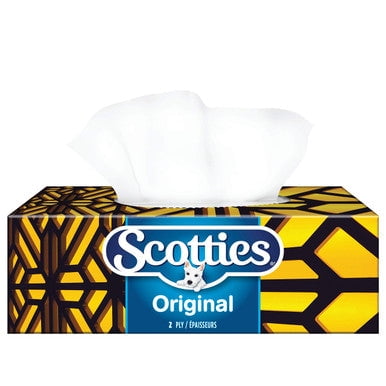 Scotties Facial Tissue 126 Sheets (2-Ply) | Hypoallergenic Soft Tissue Box