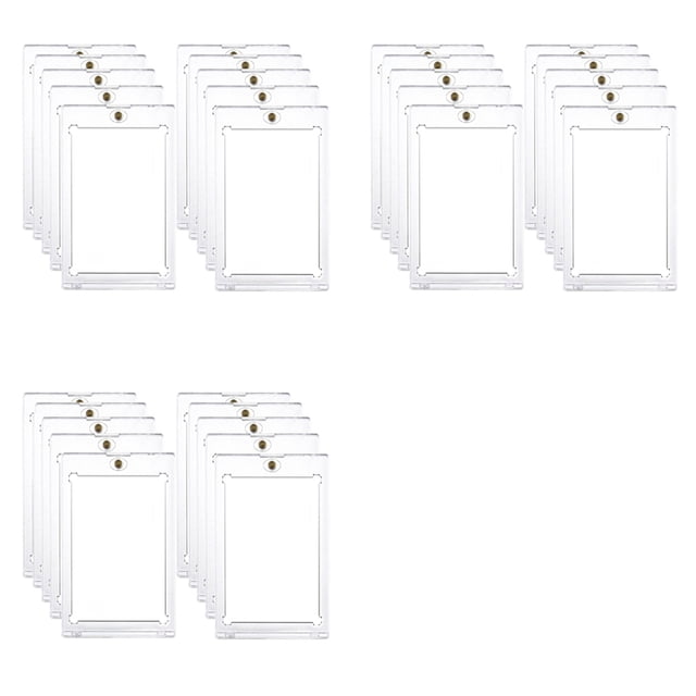 30 Uds. Portatarjetas Magnético Duro 35PT para Tarjetas Fotográficas Idol Protector Tarjetas Comerciales Deportivas Toploaders Vitrina A
