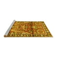 thumbnail image 2 of Ahgly Company Machine Washable Indoor Rectangle Persian Yellow Traditional Area Rugs, 5' x 8', 2 of 4