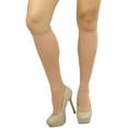 thumbnail image 6 of ToBeInStyle Women's Fashion Opaque Nylon Knee High Socks - Suntan, 6 of 6