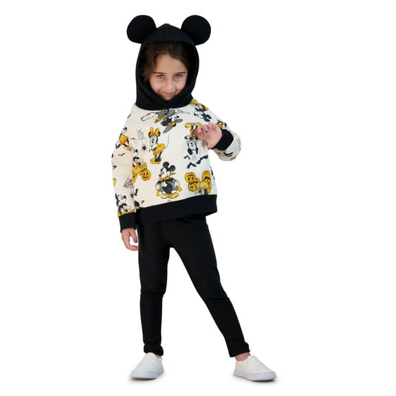 Disney Minnie and Mickey Toddler Halloween Hoodie, Sizes 2T-5T