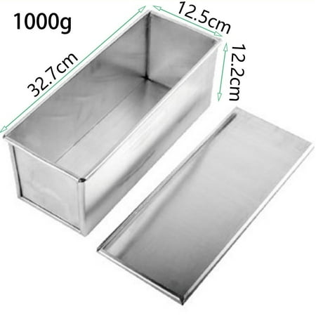 

Yannee Non-Stick Bread Loaf Meatloaf Pan with Lid Toast Mold Kitchen Bakeware Supplies