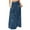 Blue, variant on Long Skirts for Women Trendy Boho High Waisted Maxi Skirts with Pockets Floral Flowy Beach Vacation A Line Skirt Blue M