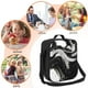 thumbnail image 5 of Disketp Fluid Black White Paint Swirls Bolsa Térmica Estampada para Almuerzo, Lonchera para Hombres y Mujeres Adultos, 5 of 7