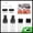 Black, Clear, variant on Unique Bargains Leakproof Travel Container Set with Transparent Zipper Pouch White 8Pcs