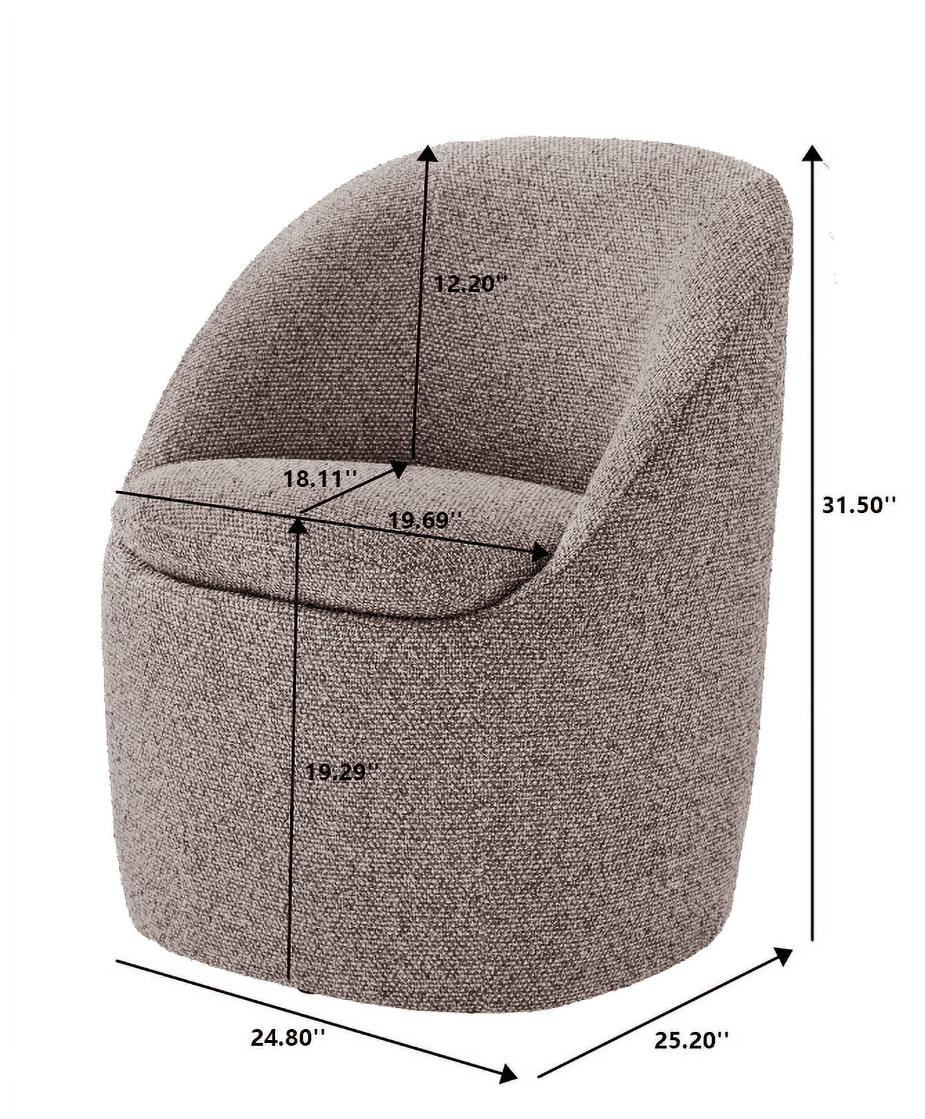 Better Homes & Gardens Mira Everywhere Dining Chairs, Truffle Brown